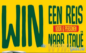 Win een Vakantie naar Italie of gratis reizen en prijzen