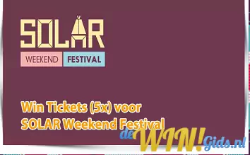 Win tickets voor Solar festival of gratis weekendtickets