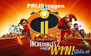 Win Incredibles film prijzen en bioscoopkaartjes