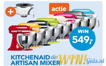 Win een Kitchenaid Keukenmachine gratis op de Win!Gids