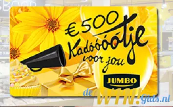 Win prijzen van Jumbo of gratis cadeaukaart supermarkt